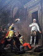 Joseph-Benoit Suvee, Admiral de Coligny impressing his murderers